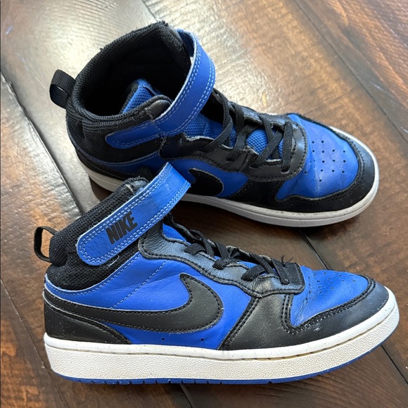 Nike Other - Nike Kids Black and Blue High-Top Sneakers